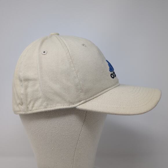 Adidas Climalite Fitted Baseball Cap Beige Size XL Embroidered 6 Panel - Picture 5 of 9